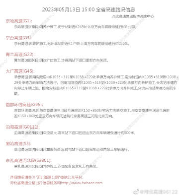 河北96122最新路况详解及观点论述