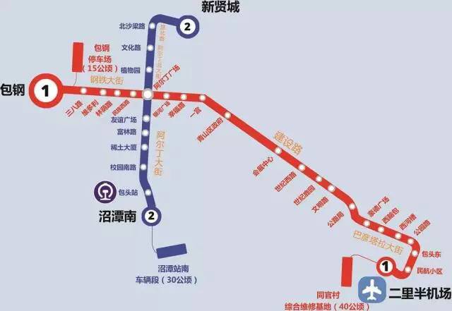 包头地铁2号线最新站点，科技引领城市生活新篇章