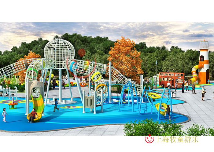 最新儿童设施，自然美景中的探索之旅