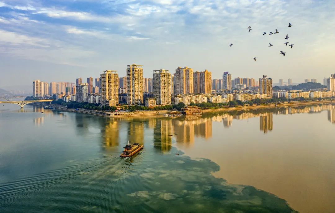 重庆合川，城市新貌蓬勃发展